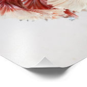 Roos Dumbo Halfmoon Betta Fish Print Foto Afdruk (Hoek)