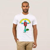 Roos dwars T-shirt (Voorkant volledig)