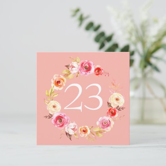 Roos Eenheid Kaart (Staand voorkant)