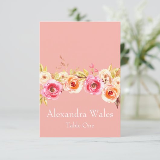 Roos Eenheid Kaart (Staand voorkant)