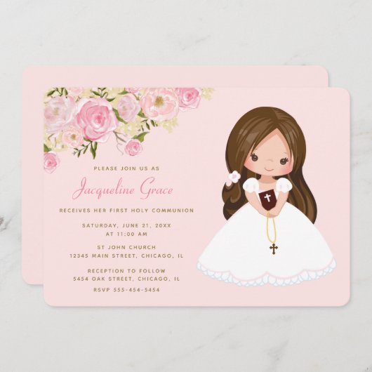 Roos - eerste uitnodiging van de gemeenschap (Voorkant / Achterkant)