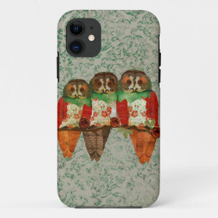 Roos Eigendom Jade Damask iPhone Case