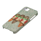 Roos Eigendom Jade Damask iPhone Case (Onderkant)