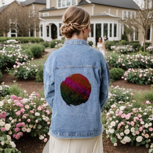 Roos Ember Fade Denim Jacket (Huwelijk Achterkant)