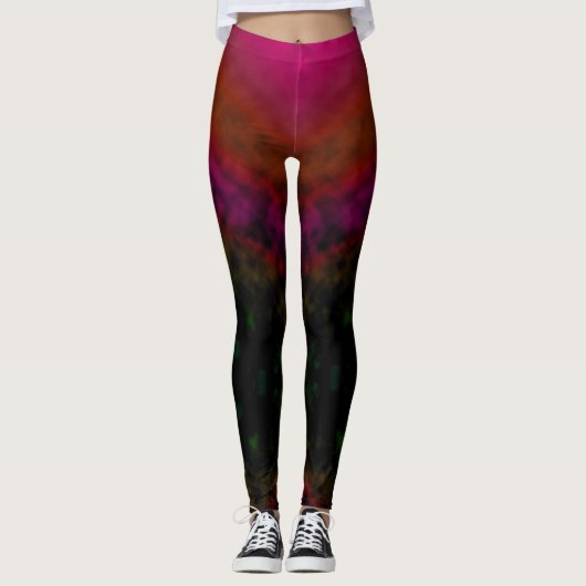 Roos Ember Fade Leggings (Voorkant)