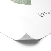 Roos en Anemone Poster (Hoek)