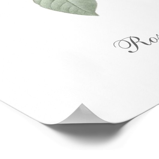 Roos en Anemone Poster (Hoek)