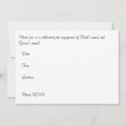 Roos en anjers kaart (Achterkant)