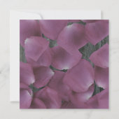 Roos en Barnwood bruiloft uitnodiging (Achterkant)