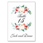 Roos en Berry Waterverf Stems Kaart (Achterkant)