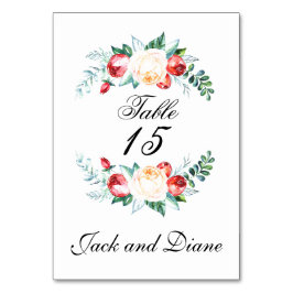 Roos en Berry Waterverf Stems Kaart