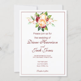 Roos en Berry Waterverf Stems Kaart