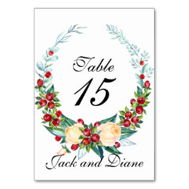 Roos en Berry Waterverf Stems Kaart