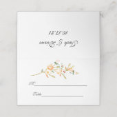 Roos en Berry Waterverf Stems Plaatskaartje (Buitenkant ongevouwen)