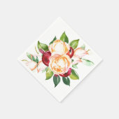 Roos en Berry Waterverf Stems Servet (Hoek)