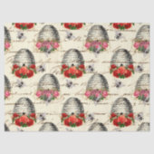  Roos en biefenontvlechting Tissuepapier (Voorkant)