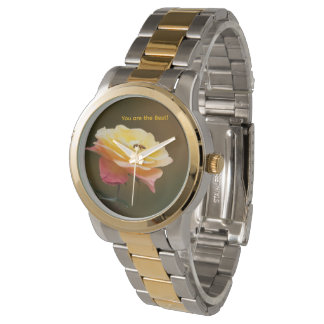Roos en Bij Boodschappentas Horloge