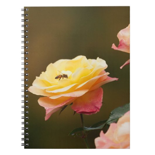 Roos en Bij Boodschappentas Notitieboek (Voorkant)