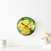 Roos en bijbel Verse aangepaste klok (Huis)
