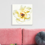 Roos en bijen canvas afdruk (Insitu (Woonkamer))