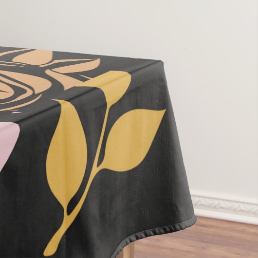 Roos en bladeren Patroon Tafelkleed (Voorbeeld)