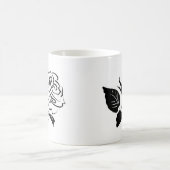 Roos- en bladketting koffiemok (Center)