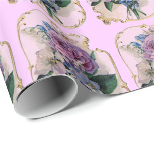  Roos en bloemen Cadeaupapier