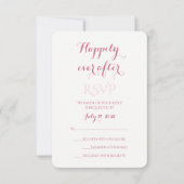 Roos en Blush Roze RSVP (Voorkant)