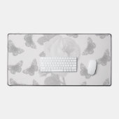 Roos en botervliegen bureaumat (Keyboard & Muis)