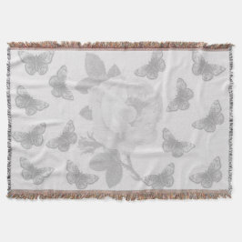 Roos en botervliegen deken