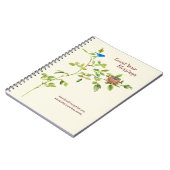 Roos en Bunting Gratitude Notitieboek (Linkerzijde)