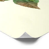 Roos en Butterfly Bouquet, Pierre Redoute Poster (Hoek)