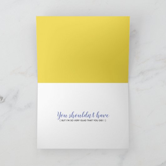 Roos en Cherry Blossom Dank U Bedankkaart (Binnen)