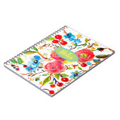 Roos en Cherry Blossom  Notitieboek (Linkerzijde)