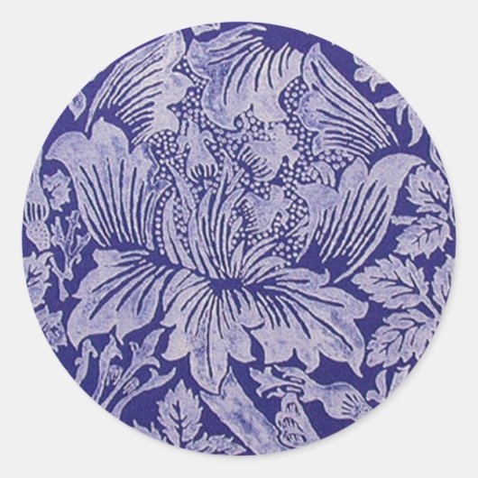Roos en distel door William Morris Sticker (Voorkant)