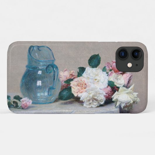 Roos en Glass Jug, Henri Fantin-Latour Case-Mate iPhone Case (Achterkant (horizontaal))
