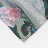 Roos en Glass Jug, Henri Fantin-Latour Fleece Deken (Hoek)