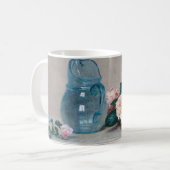Roos en Glass Jug, Henri Fantin-Latour Koffiemok (Voorkant links)