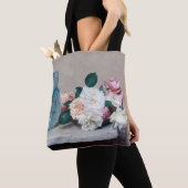 Roos en Glass Jug, Henri Fantin-Latour Tote Bag (Dichtbij)