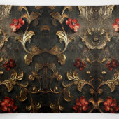 Roos en Gold Sweet 16 Feestuitnodiging Drieluik Uitnodiging (Binnenkant midden)