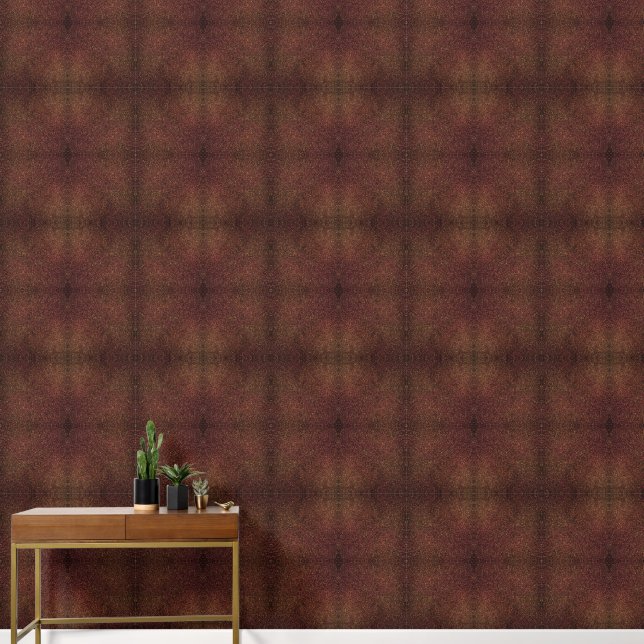 Roos en goud helder zand behang (Hal)