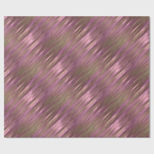 Roos en goud metallisch effect 2 cadeaupapier (Vlak)