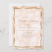 Roos en  gouden marmer kaart (Achterkant)