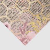 Roos- en goudhoningraat - Ontvlekpapier Tissuepapier (Detail)