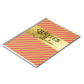 roos - en goudnoteringen - collectie notitieboek (Linkerzijde)