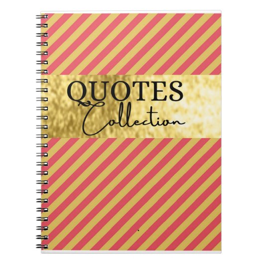 roos - en goudnoteringen - collectie notitieboek (Voorkant)