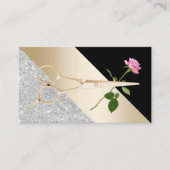 Roos- en goudschaar Moderne haarlijst Visitekaartje (Voorkant)