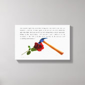 ROOS EN HAMER CANVAS AFDRUK (Voorkant)