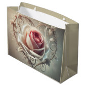 Roos en Hart Groot Cadeauzakje (Achterkant Gekanteld)