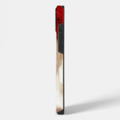 Roos en kat iPhone 14 plus hoesjes Hoesje (Linkerkant)